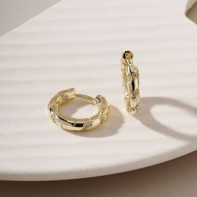 Born To Shine Huggie Hoops